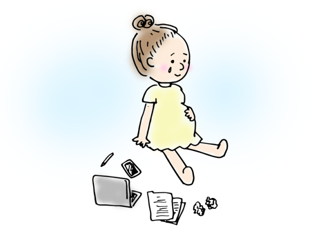 何もしなくていい、ただいるだけでいい - It’s ok to just “be”- illustration by Yumi Idomoto